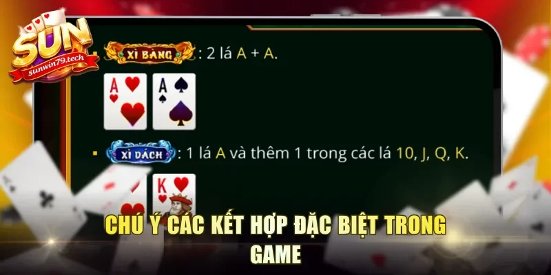 Chú ý các kết hợp đặc biệt trong game