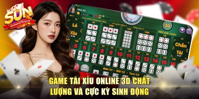 Game tài xỉu online 3D chất lượng và cực kỳ sinh động