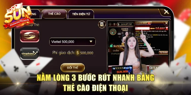 Nằm lòng 3 bước rút nhanh bằng thẻ cào điện thoại