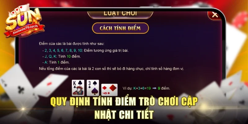 Quy định tính điểm trò chơi cập nhật chi tiết
