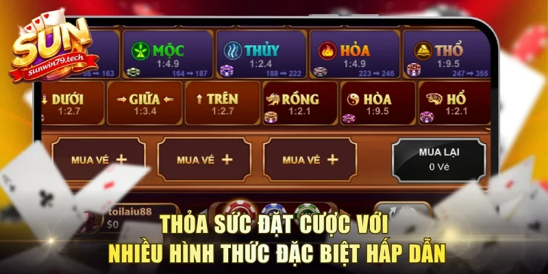 Thỏa sức đặt cược với nhiều hình thức đặc biệt hấp dẫn