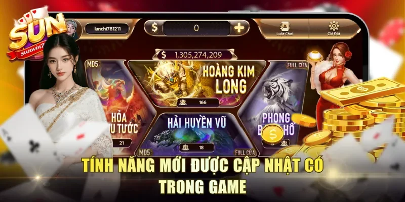 Tính năng mới được cập nhật có trong game