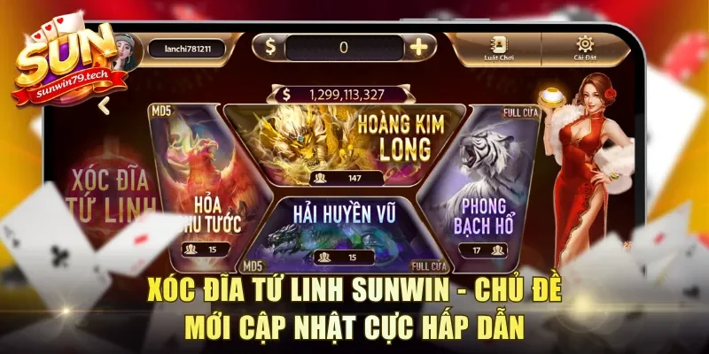 Xóc đĩa Tứ Linh